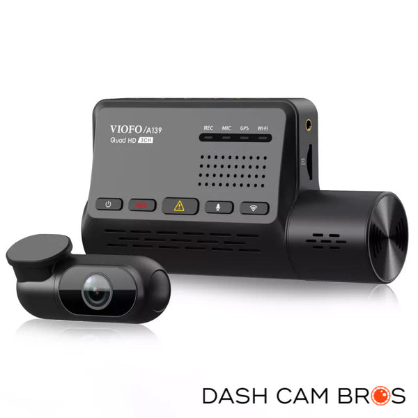 Front And Rear Camera | VIOFO A139 2CH Dual Channel 2k Front & Rear Dash Cam | DashCam Bros