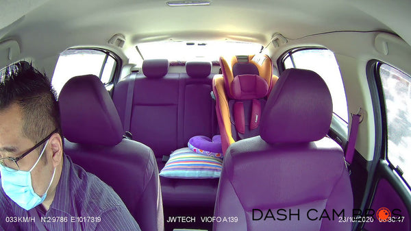 Interior Footage | VIOFO A139 3CH Dual Channel 2k Front & Rear Dash Cam | DashCam Bros