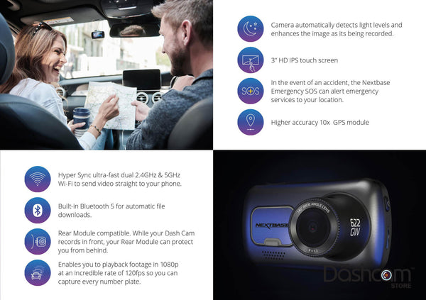 Even More Features | Nextbase 622GW 4K Touchscreen Dashcam With Amazon Alexa | DashCam Bros