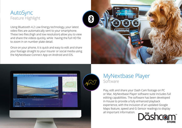 AutoSync & MyNextbase Player Information | Nextbase 622GW 4K Touchscreen Dashcam With Amazon Alexa | DashCam Bros