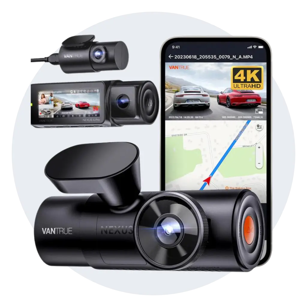 3-Channel Dash Cams