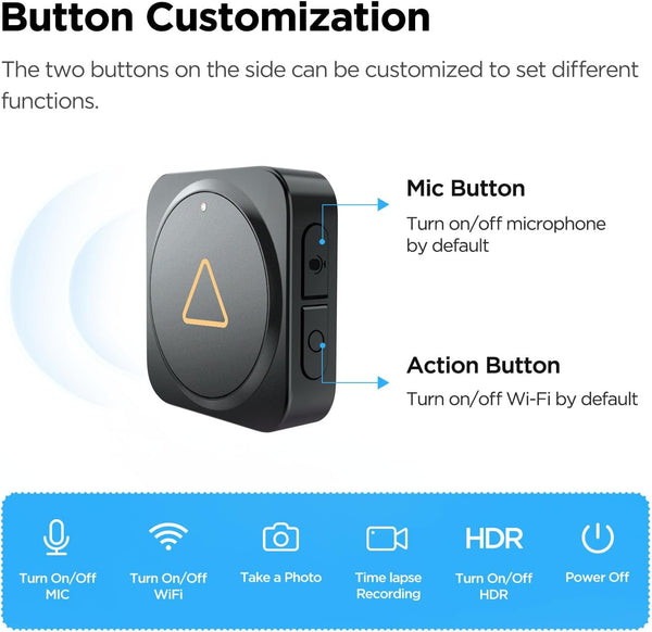 VIOFO Wireless Bluetooth Remote Control | BTR200