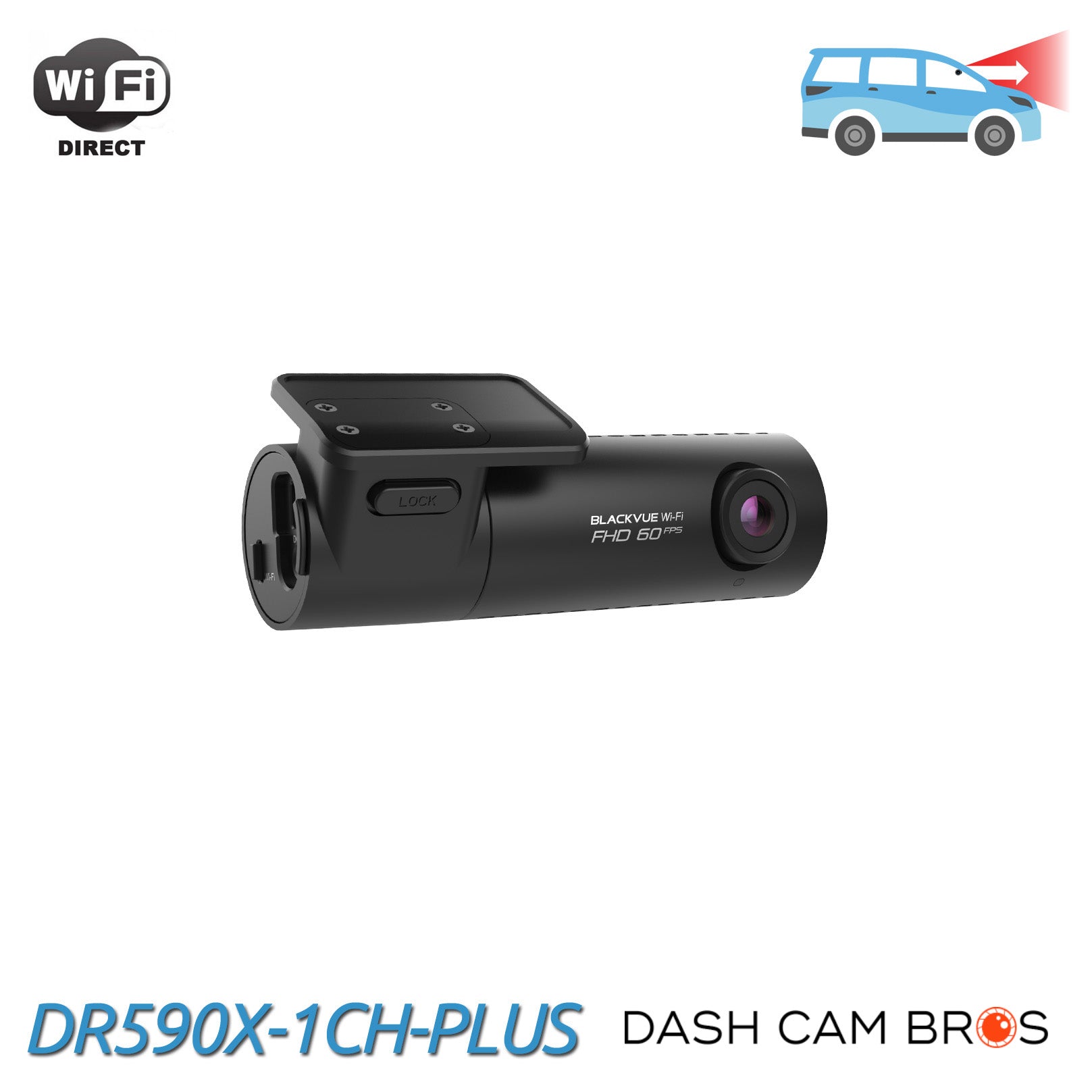 BlackVue DR590X-1CH-PLUS Dash Cam with WiFi