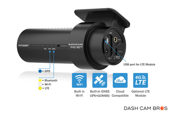 BlackVue DR770X-1CH Single Lens Cloud-Ready 1080p 60FPS GPS & WiFi Dash Cam