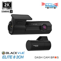 BlackVue ELITE 8 Front and Rear 2K QHD Dash Cam - DashCam Bros