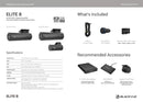 BlackVue ELITE 8 Front and Rear 2K QHD Dash Cam - DashCam Bros