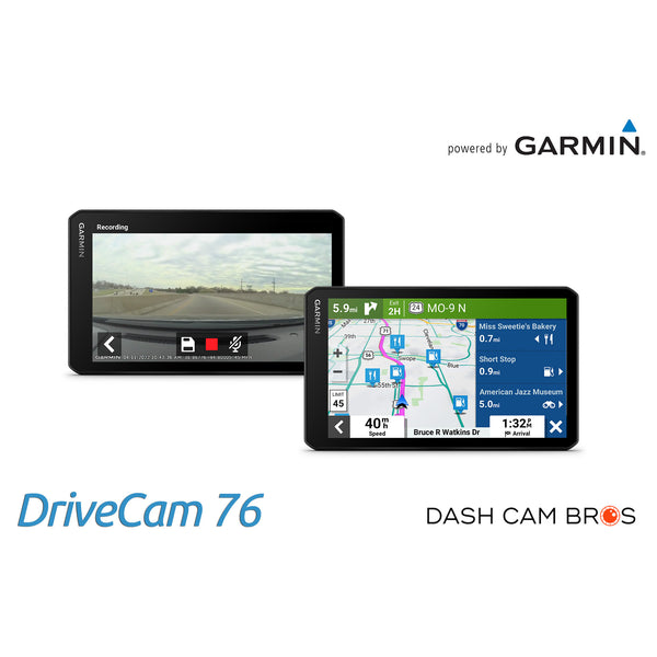 Garmin DriveCam 76 | GPS Navigator With Built-In Front-Facing Dash Cam
