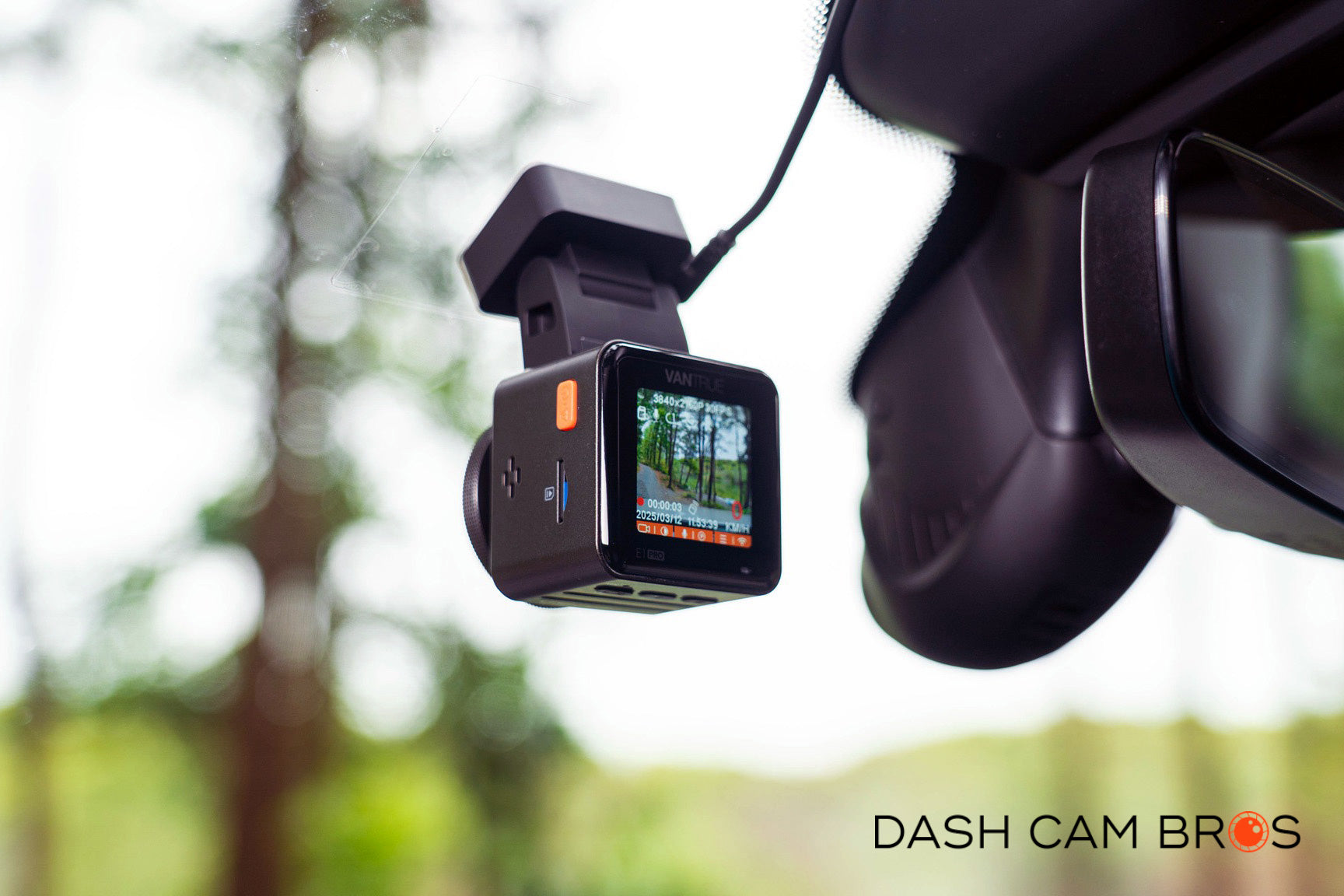 Vantrue Element 1 Pro (E1 Pro) Tiny 4K Dash Cam W/ Wi-FI & PlatePix - DashCam Bros