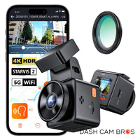 Vantrue Element 1 Pro (E1 Pro) Tiny 4K Dash Cam W/ Wi-FI & PlatePix - DashCam Bros