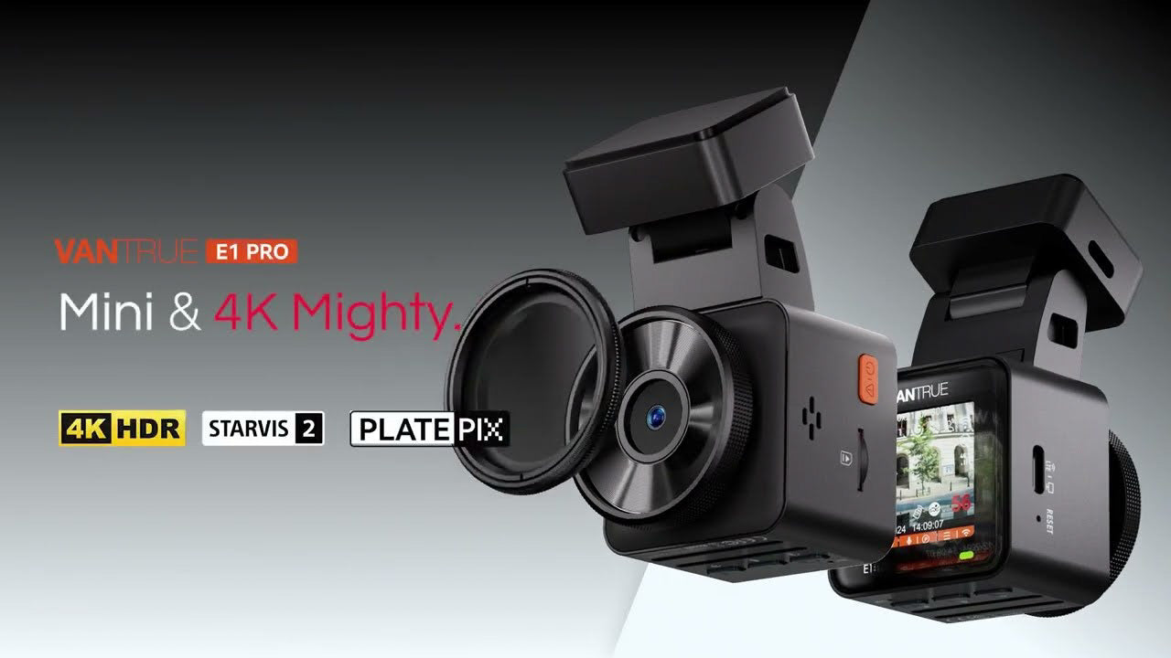 VANTRUE E1 Lite 1080P Mini Dash Cam, GPS, Sesli Kontrol, 24 Saat Park İzleme, Gece Görüşü VANTRUE E1 Lite 1080P Mini Dash Cam, GPS, Sesli Kontrol, 24 Saat Park İzleme, Gece Görüşü