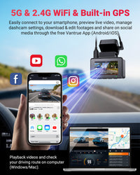 Vantrue Element 2 Pro | Built-In High Speed 5GHz & GPS