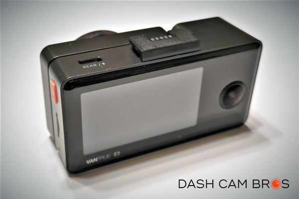 Vantrue Element 3 (E3) Compact 3-Channel Dash Cam for Front, Inside and Rear Recording