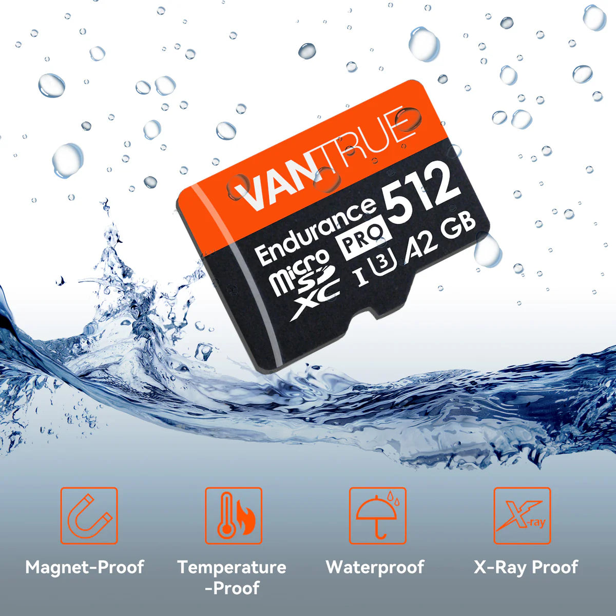Vantrue OEM Class 10 Micro SD Memory Cards | Resistant to Extreme Environments