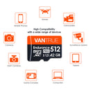 Vantrue OEM Class 10 Micro SD Memory Cards | Compatible with a Variety of Other Devices