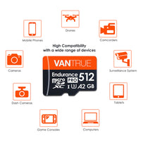 Vantrue OEM Class 10 Micro SD Memory Cards | Compatible with a Variety of Other Devices