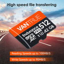 Vantrue OEM Class 10 Micro SD Memory Cards | Rear Speed up to 100MB/s and Write Speed up to 90MB/s