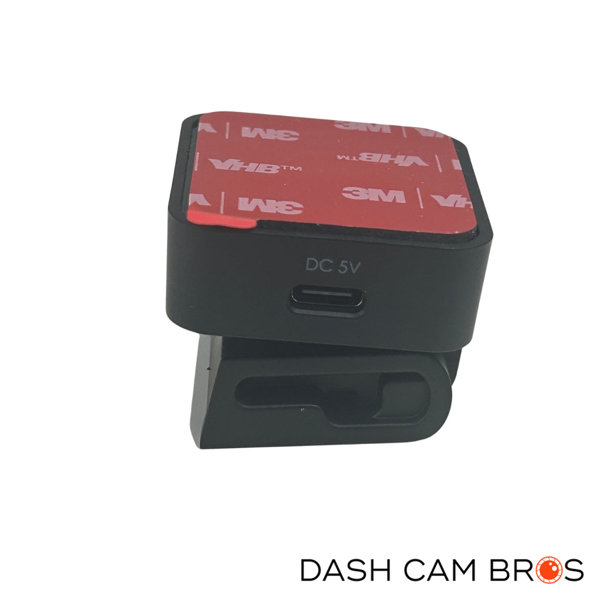 Vantrue E2 Pro Adhesive GPS Front Mount | Side View