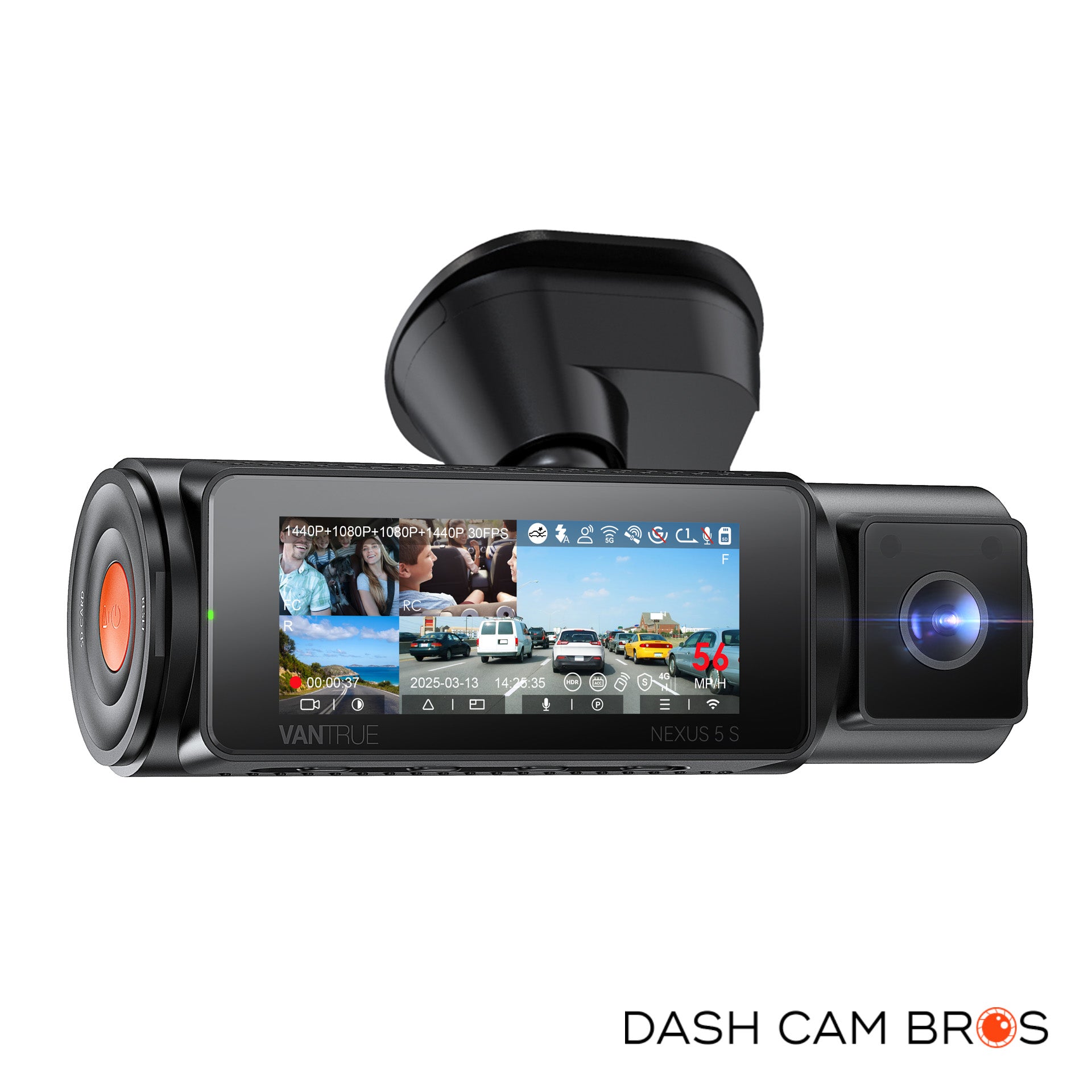 Vantrue Nexus 5S (N5S) | Front Camera Built-In Display