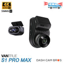 Vantrue S1 Pro Max | True Dual-4K, AI-Powered Dash Cam w/ PlatePix - DashCam Bros