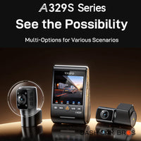 VIOFO A329S-1CH | 4K, 60FPS Front-Facing Dash Cam w/ HDR & WiFi-6 - DashCam Bros