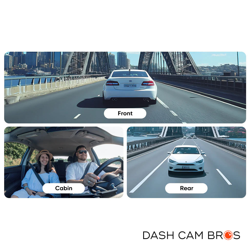 VIOFO A329S-3CH | 4K Front + 2K Rear + 2K Cabin Dash Cam w/ HDR & WiFi-6 - DashCam Bros
