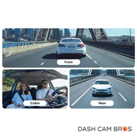 VIOFO A329S-3CH | 4K Front + 2K Rear + 2K Cabin Dash Cam w/ HDR & WiFi-6 - DashCam Bros