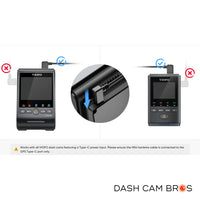 VIOFO HK6 Hardwire Kit With Fuse Taps | USB-C Direct-Wire for Parking Mode - DashCam Bros