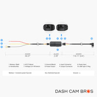 VIOFO HK6 Hardwire Kit With Fuse Taps | USB-C Direct-Wire for Parking Mode - DashCam Bros