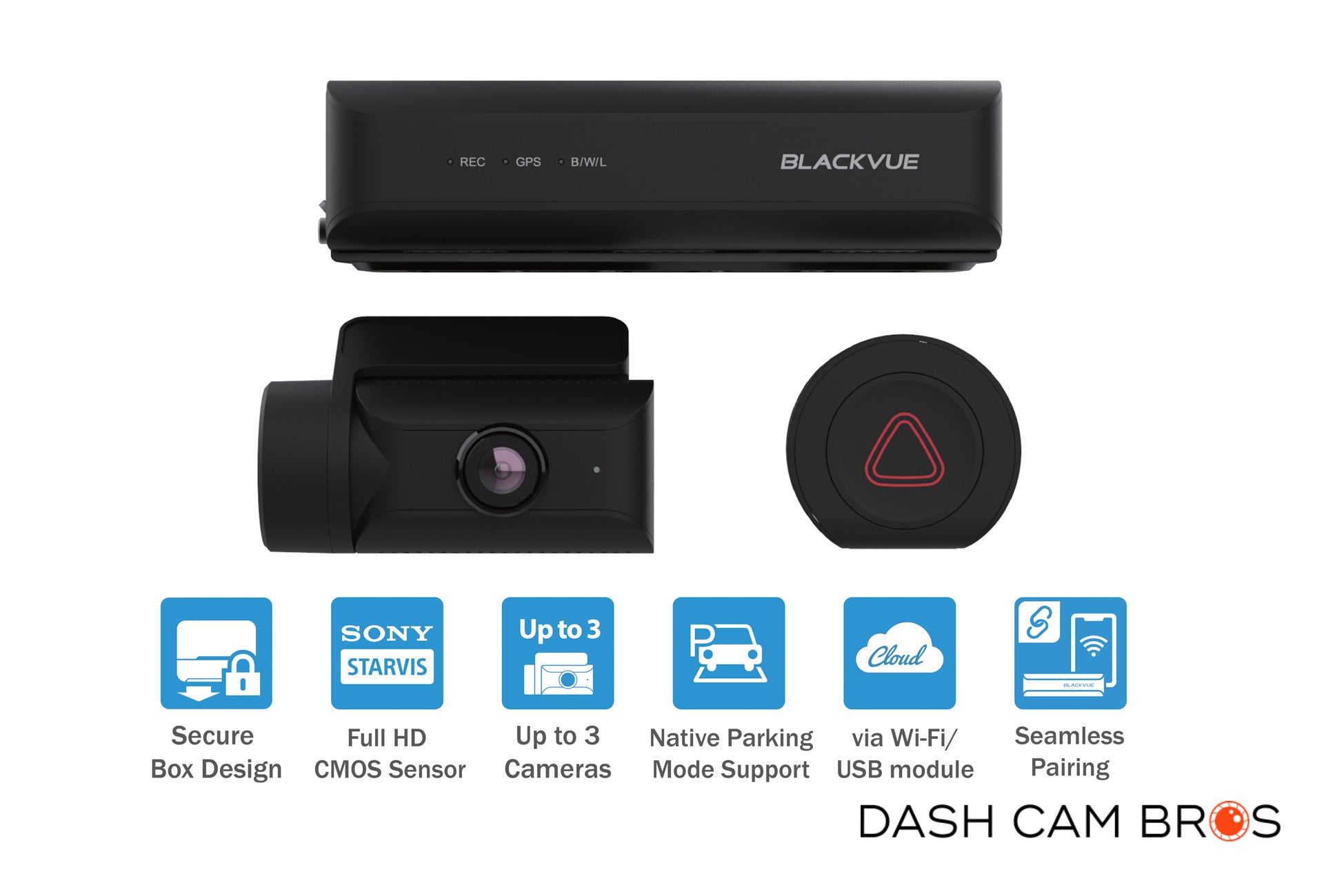 BlackVue DR770X-BOX-TRUCK-PRO – Triple Camera Protection for Trucks - DashCam Bros