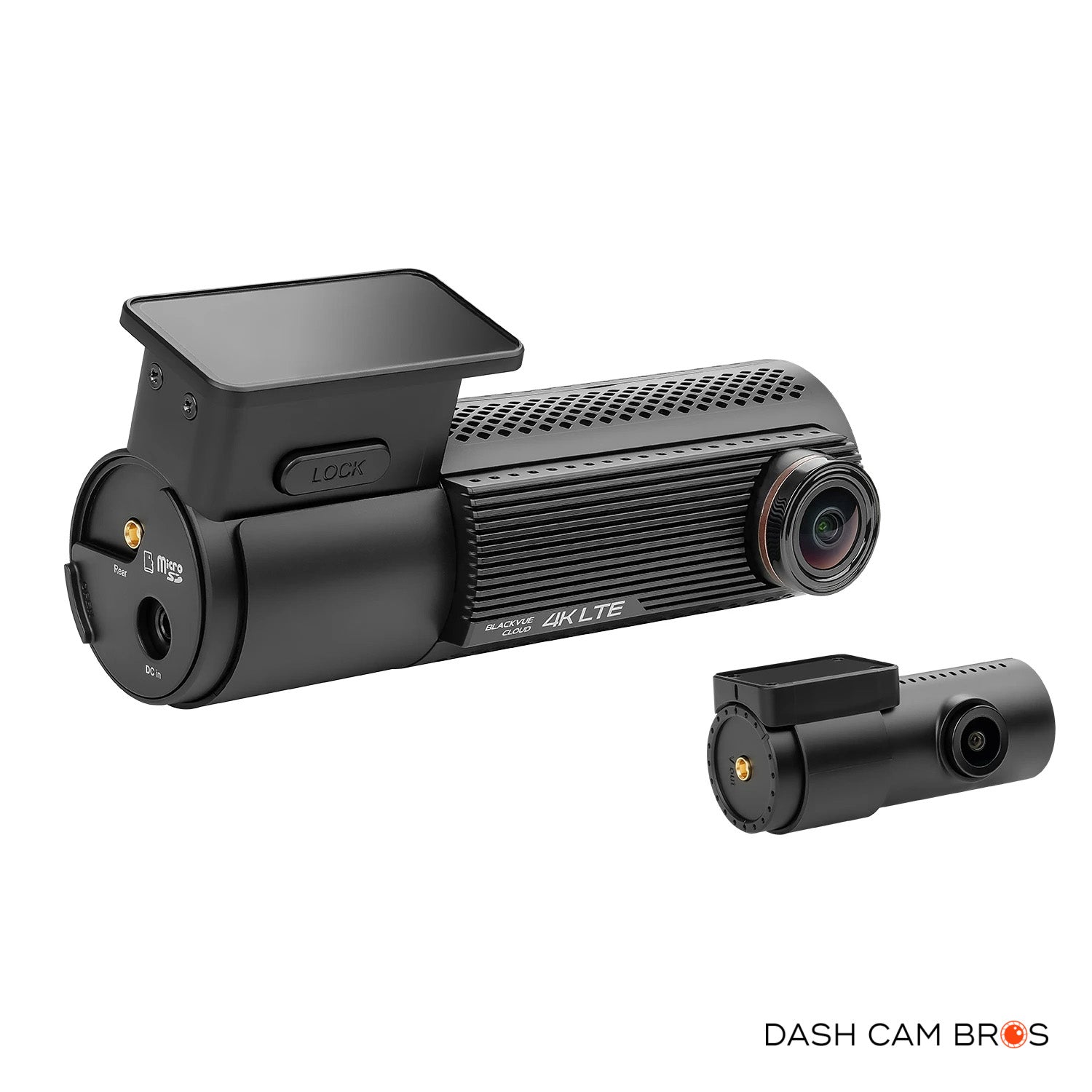 BlackVue DR970X-2CH-LTE-PLUS II Dual Lens 4K GPS WiFi Dash Cam w/ Built-In 4G-LTE For Front/Rear - DashCam Bros