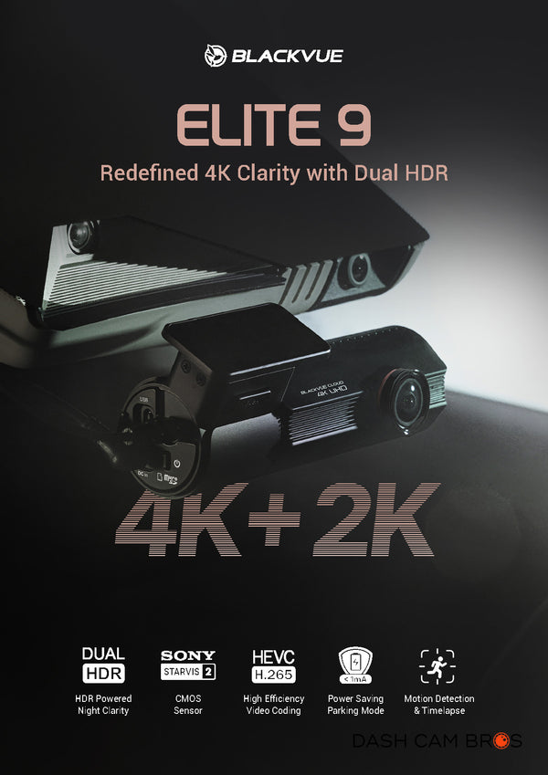 BlackVue ELITE 9 2CH | Promotional Graphic