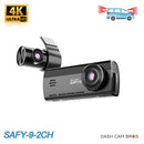 SAFY9 2CH 4K AI-Powered Front + Rear Cam by BlackVue - DashCam Bros