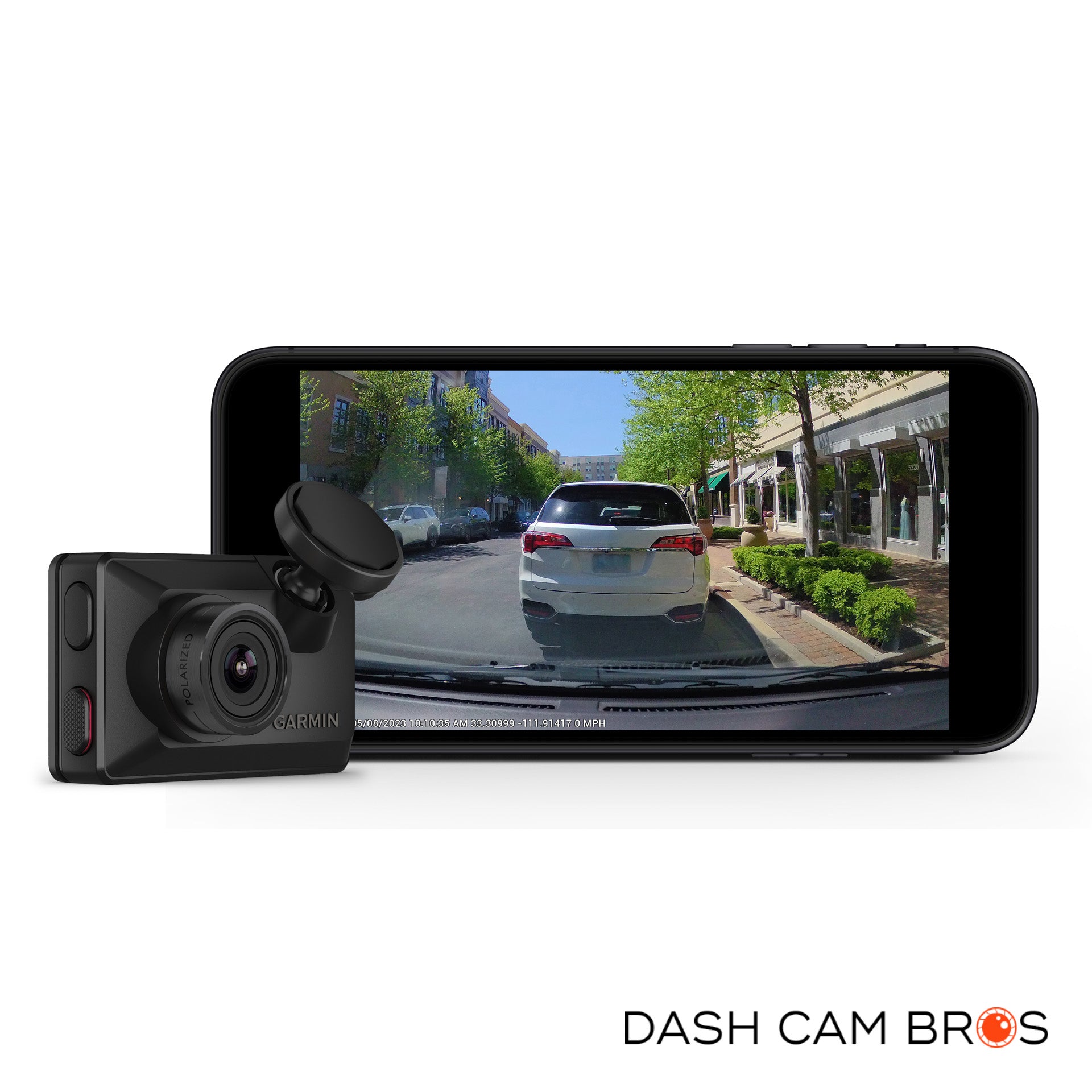 Garmin Dash Cam X310 | Compact 4K w/ Voice Control, GPS & WiFi - DashCam Bros