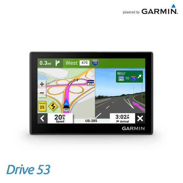 Garmin Drive 53 GPS Navigator With 5" High-Res Touchscreen Display