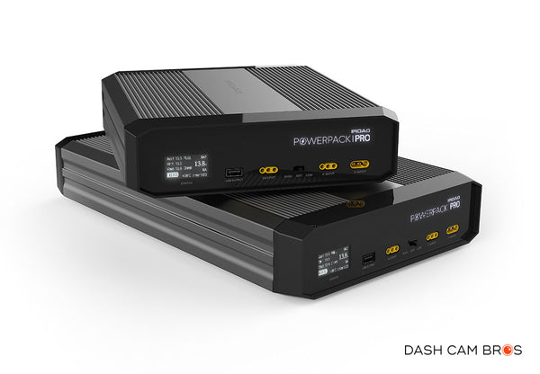 IROAD Powerpack Pro batteries | Front View of Powerpack Pro 6 and Powerpack Pro 12 models