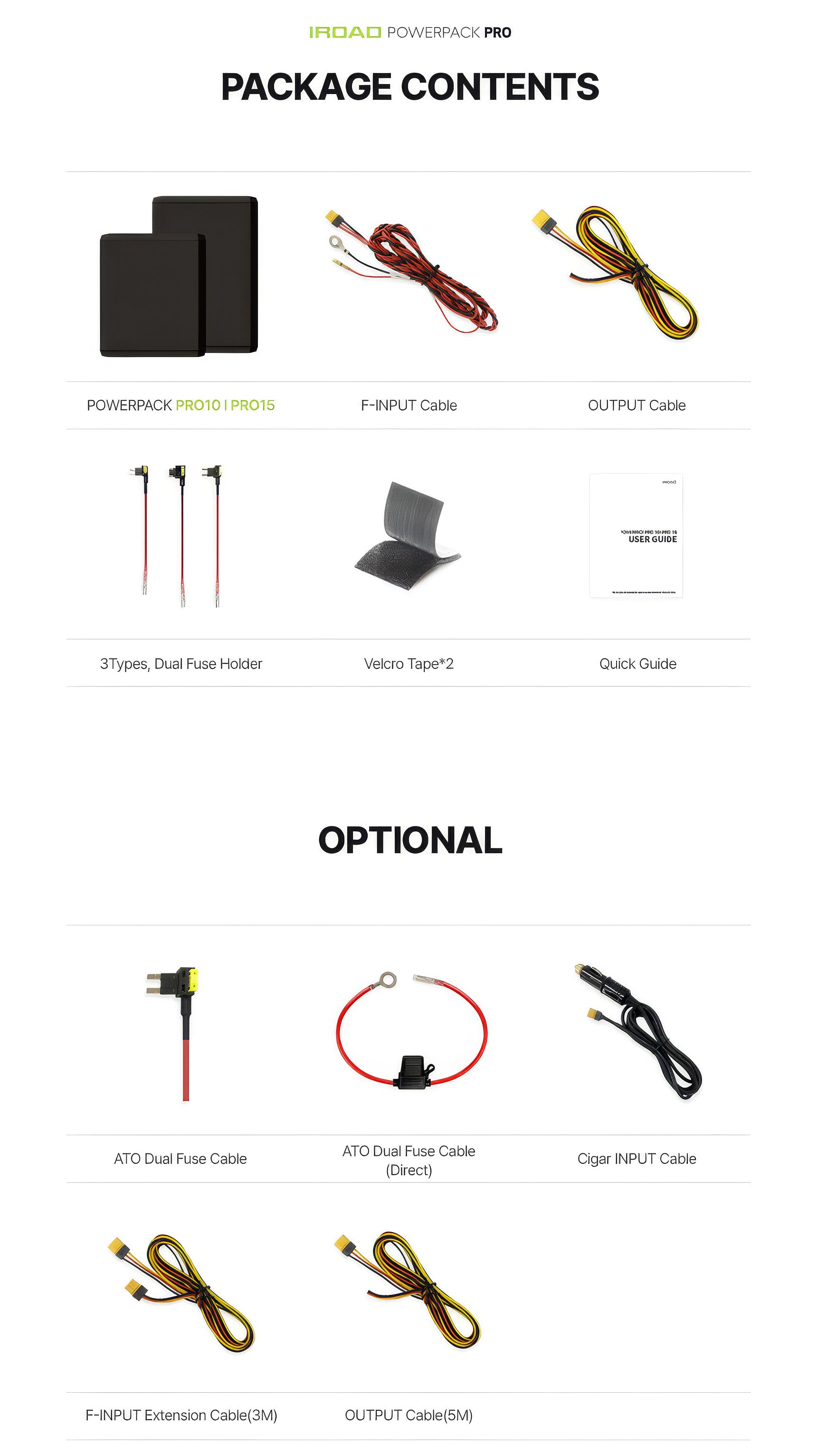 IROAD Powerpack Pro 15 Battery Pack