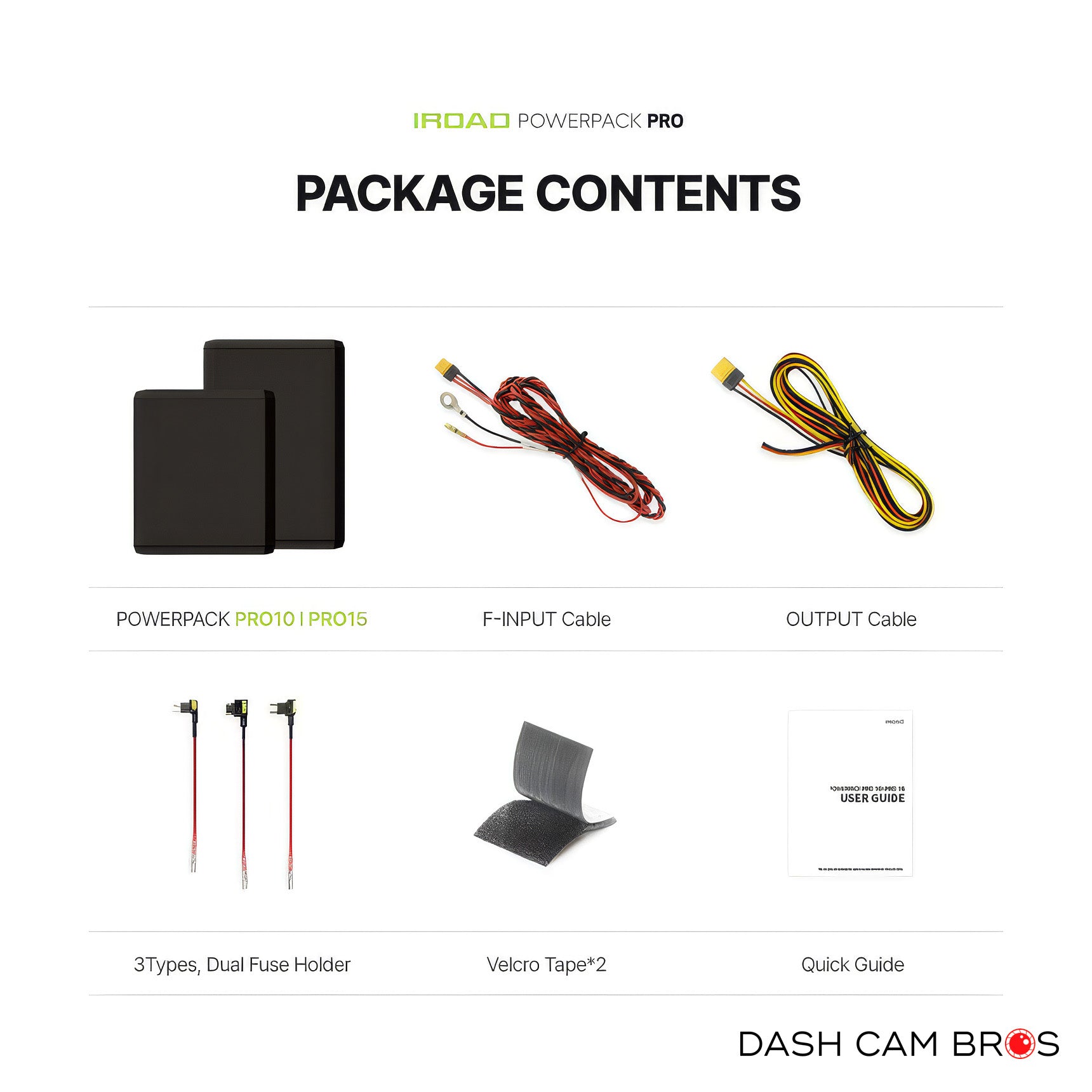 Shop IROAD Powerpack Pro 15 Battery Pack | Dashcam Bros