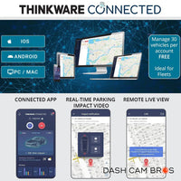 Thinkware U1000 2CH PLUS 4K Front + HD Rear Dash Cam - DashCam Bros