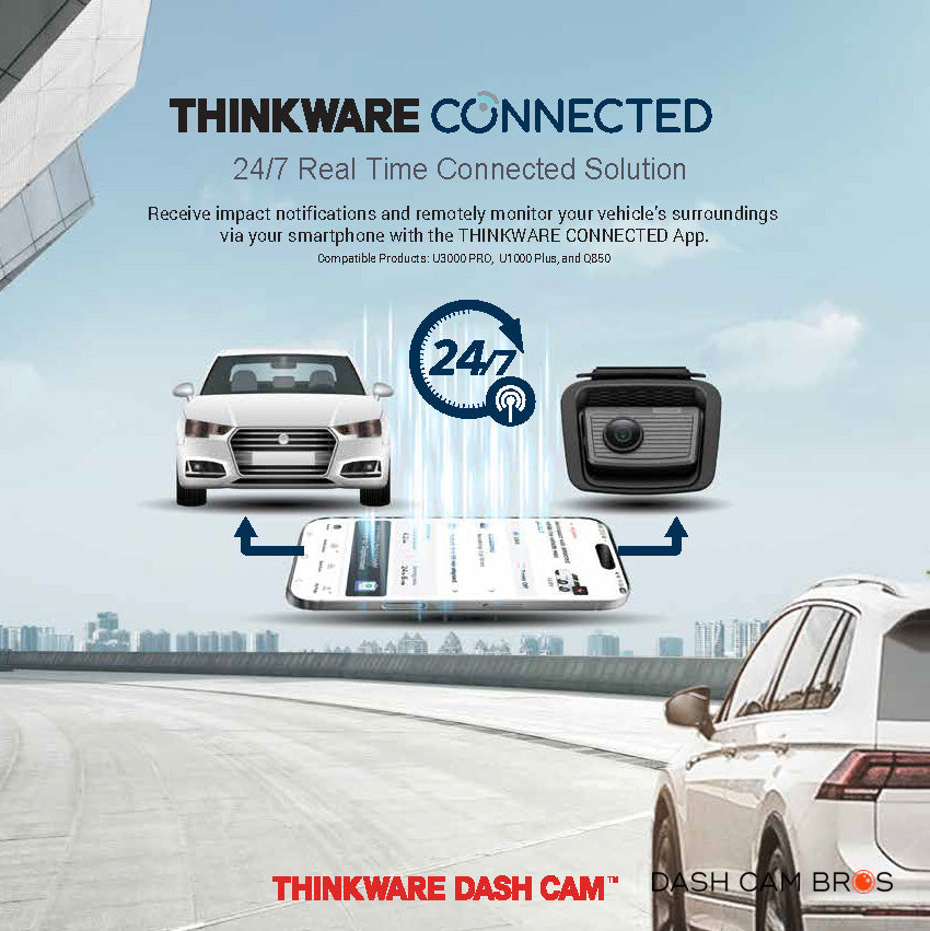 Thinkware U3000 PRO 1CH | Monitor Your Vehicle with Thinkware Connected