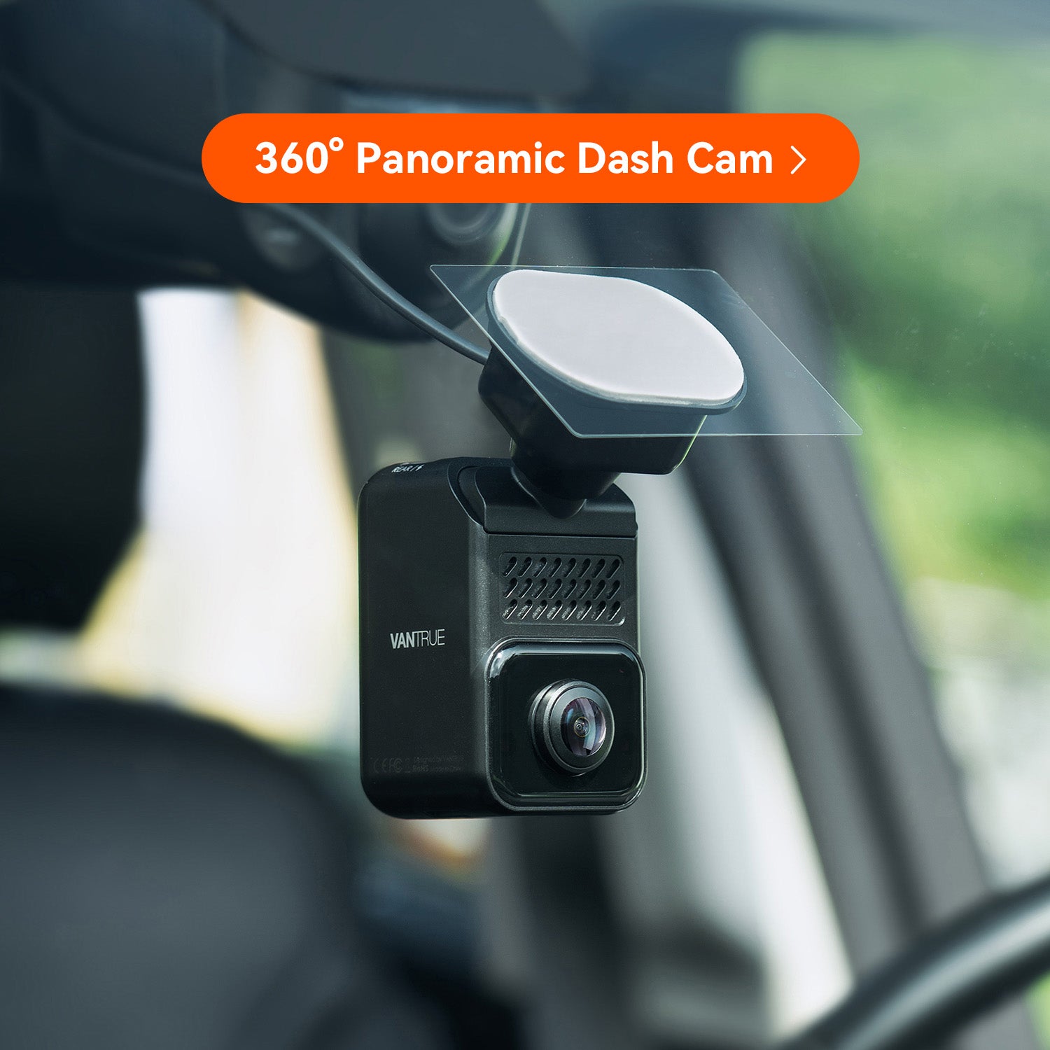 Vantrue E360 5.2K 360° Panoramic Dash Cam - DashCam Bros