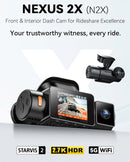 Vantrue Nexus 2X (N2X) 2K Front + HD Interior Dash Cam - DashCam Bros