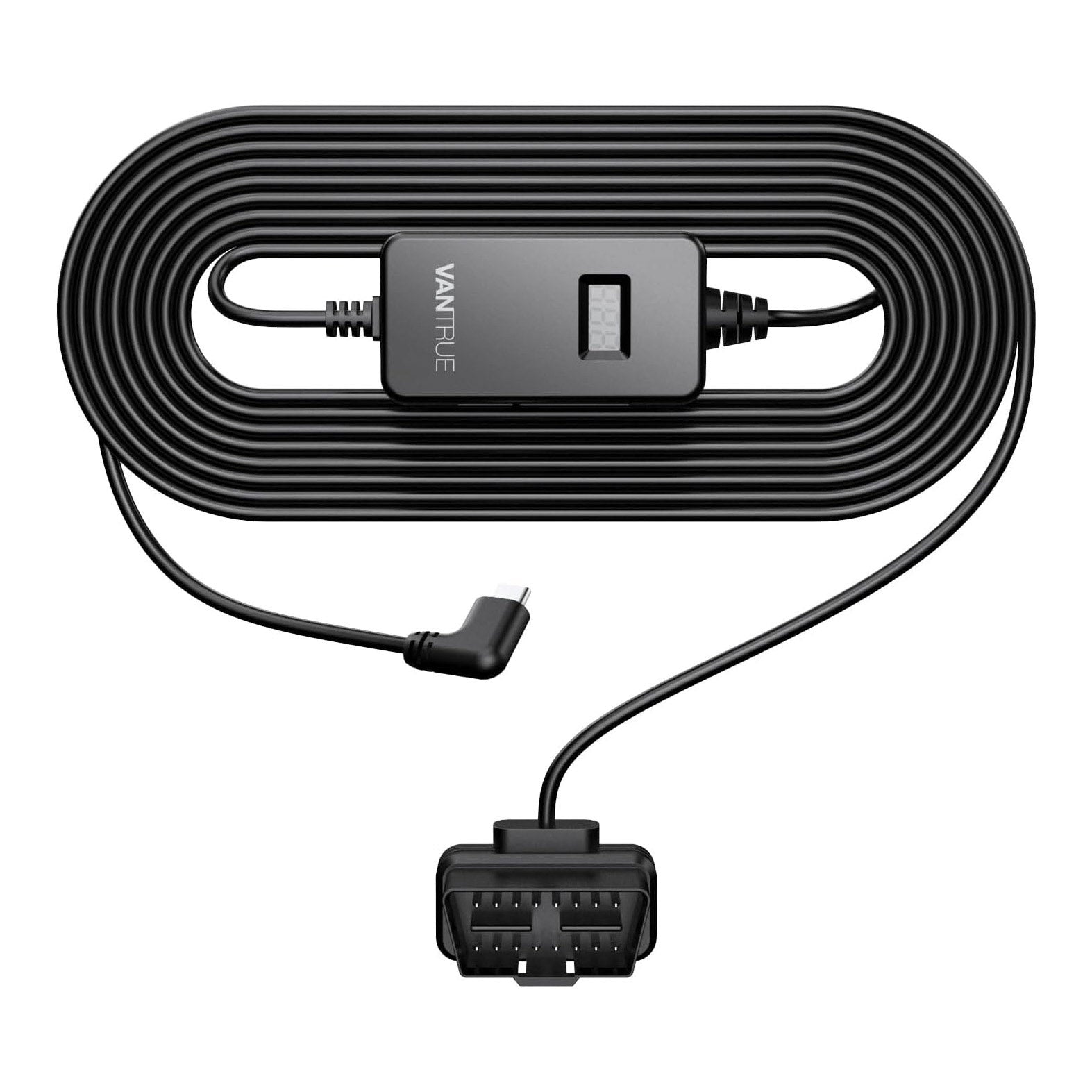 Vantrue OBD-II Direct-Hardwiring Kit | USB-C Dash Cam Parking Mode Cable