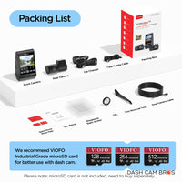 VIOFO A229 ULTRA 2CH | 4K+4K 2CH Smart Dash Cam w/ GPS & WiFi - DashCam Bros