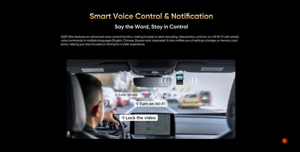 VIOFO A229 ULTRA 2CH | 4K+4K 2CH Smart Dash Cam w/ GPS & WiFi