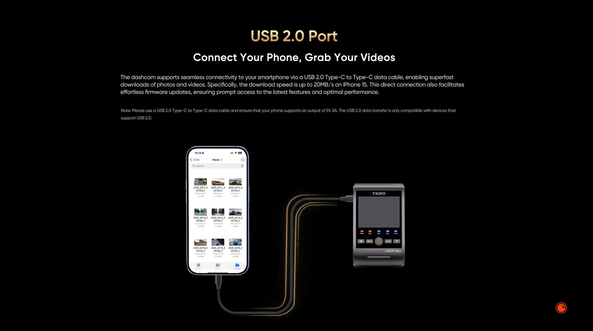 VIOFO A229 ULTRA 2CH | 4K+4K 2CH Smart Dash Cam w/ GPS & WiFi - DashCam Bros