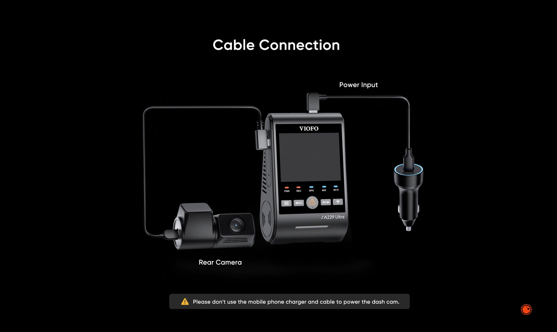 VIOFO A229 ULTRA 2CH | 4K+4K 2CH Smart Dash Cam w/ GPS & WiFi - DashCam Bros