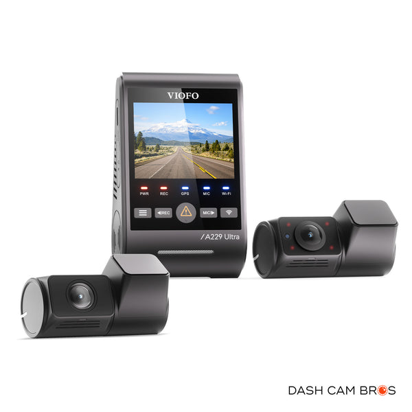 VIOFO A229 ULTRA 3CH | 4K+4K+HD 3CH Smart Waterproof Dash Cam