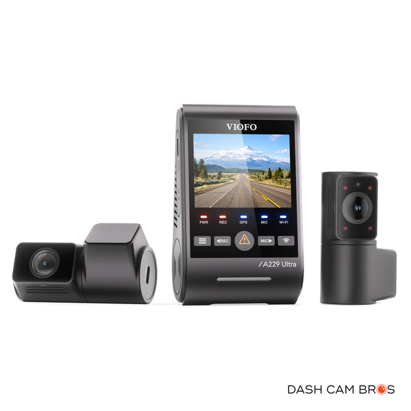 VIOFO A229 ULTRA 3CH | 4K+4K+HD 3CH Smart Waterproof Dash Cam