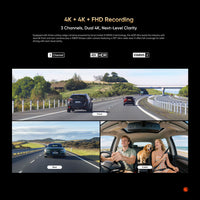 VIOFO A229 ULTRA 3CH | 4K+4K+HD 3CH Smart Dash Cam - DashCam Bros