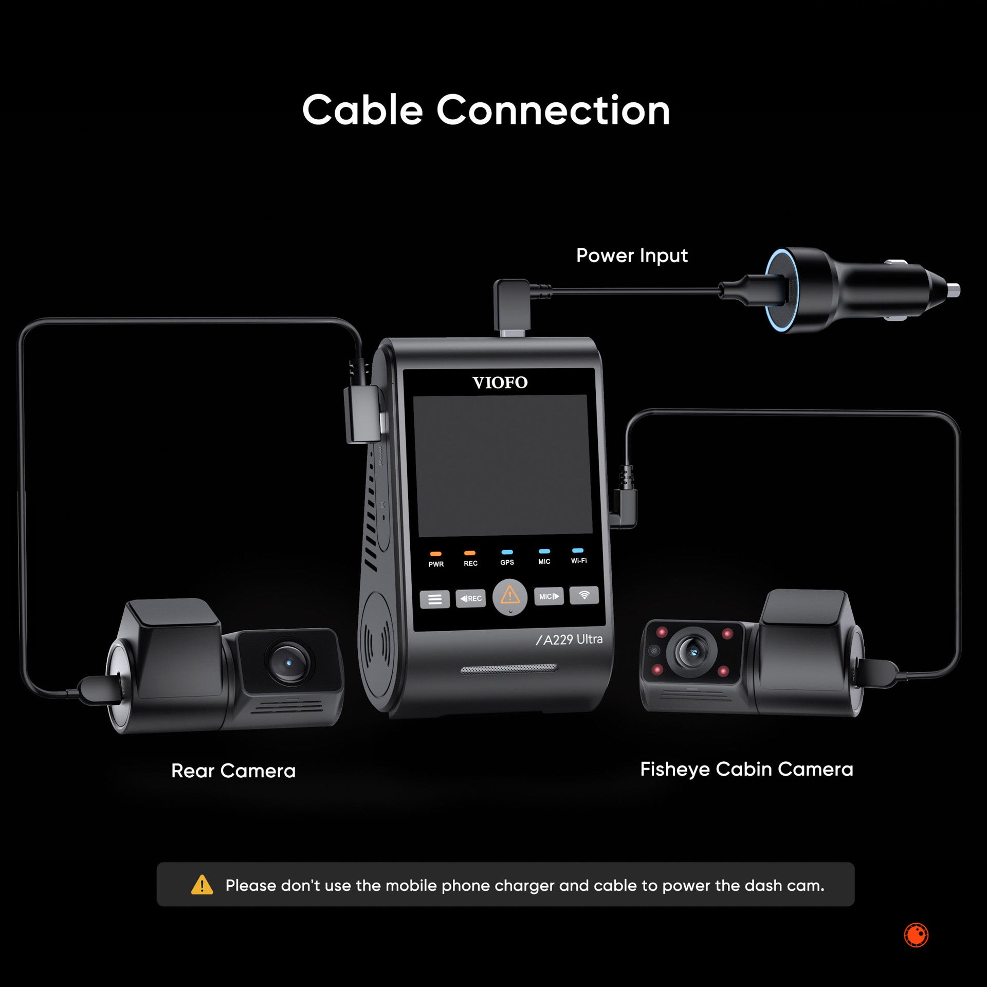 VIOFO A229 ULTRA 3CH | 4K+4K+HD 3CH Smart Dash Cam - DashCam Bros